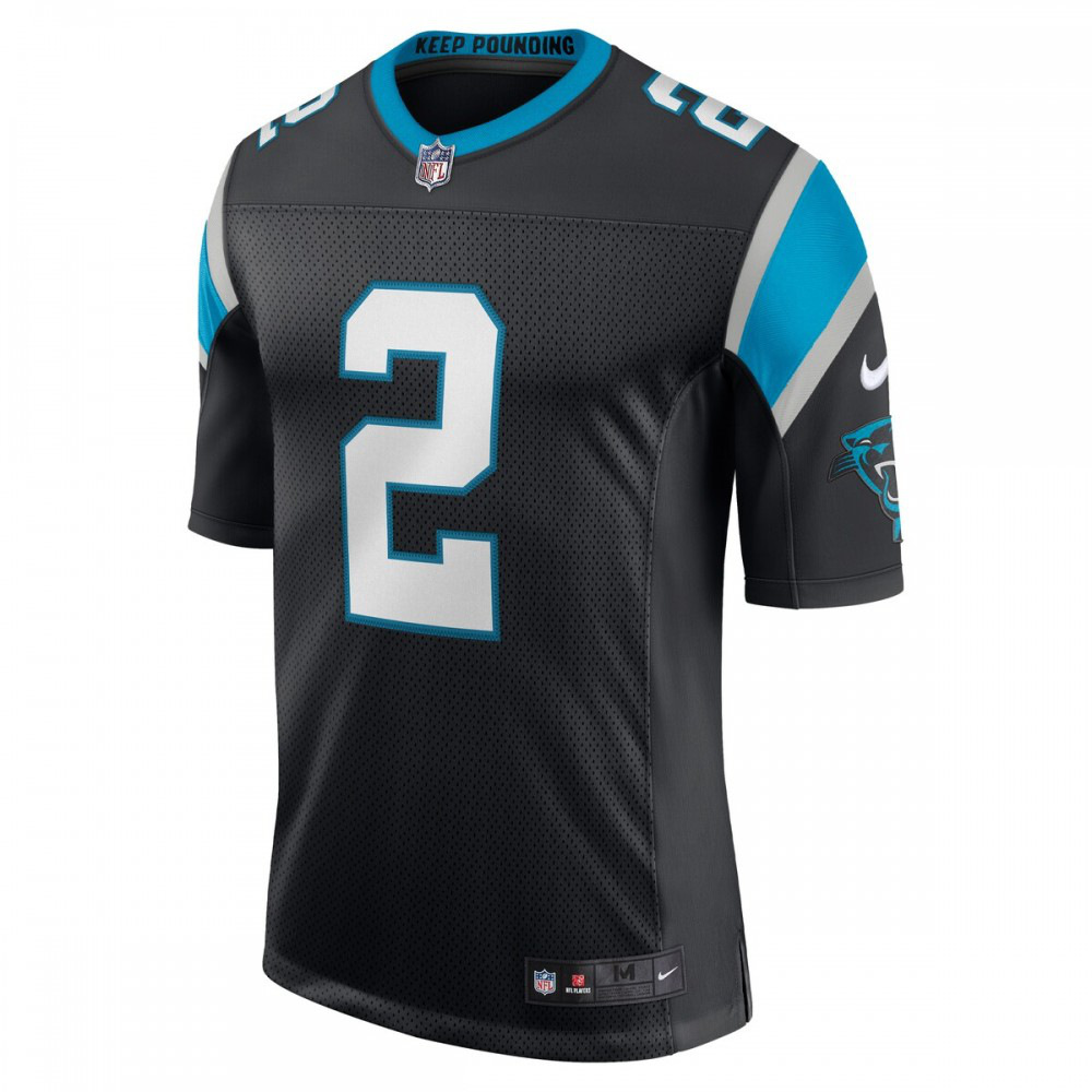 D.J. Moore Carolina Panthers Nike Vapor Limited Jersey - Black-GridironStore